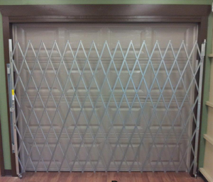 single fixed accordion gate