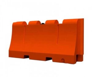 RRM 32 Plastic Jersey Barrier - 32"H x 72"L - Orange