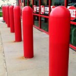 1/4" Bollard Covers in Red