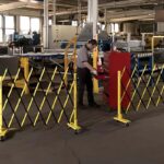 Portable Barrier Gate in Action