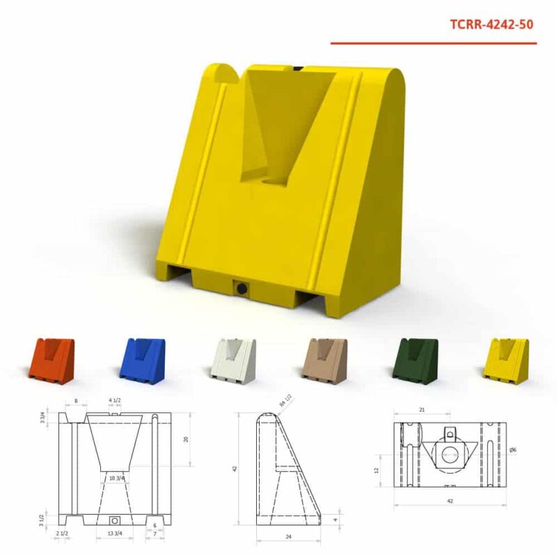 Tcrr-4242-50-1 Wedge Barrier