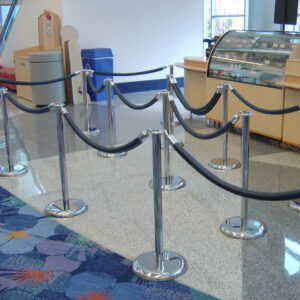 Rope Stanchion in Use