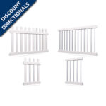 Tempo-Fence Styles - White Vinyl Fence Panels